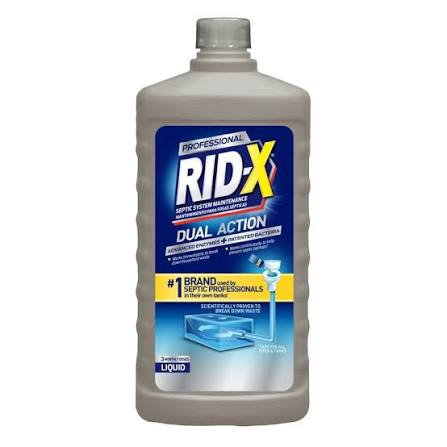 RID-X Professional Dual Action septic treatment, used by septic professionals